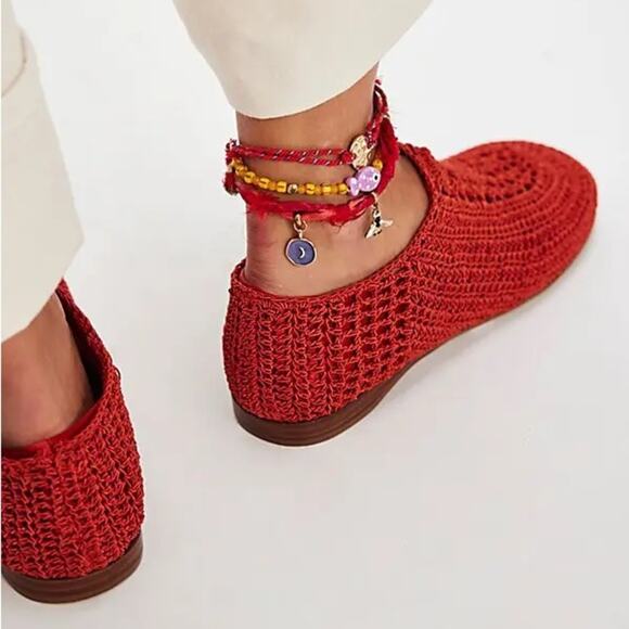 Jeffrey Campbell Figure Eight Crochet Flats - Picture 2 of 9